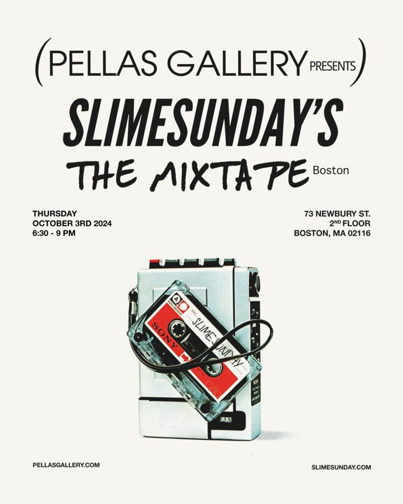 Slimesunday Unveils "The Mixtape" at Pellas Gallery in Boston: A Nostalgic and Bold Fusion of Art and Censorship | NFT CULTURE | NFT News | Web3 Culture